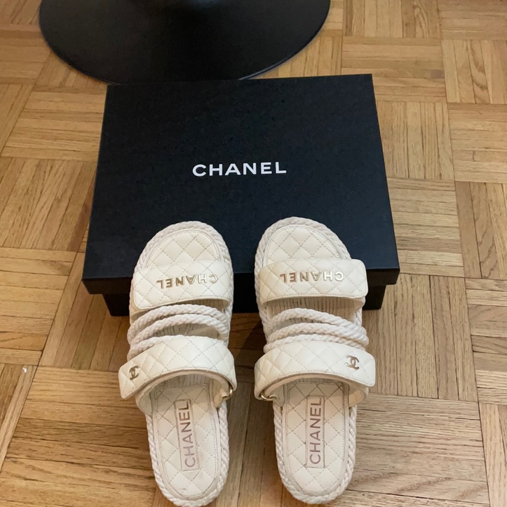 Chanel Espadrille Sandals